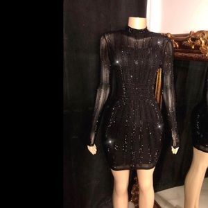 A Rhinestone Dress